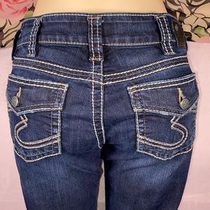 Silver Jeans Women's Skinny Jeans - Dark Blue